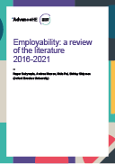 Employability a review of the literature 2016-2021