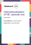 Internationalisation of HE: podcast episode one - transcript